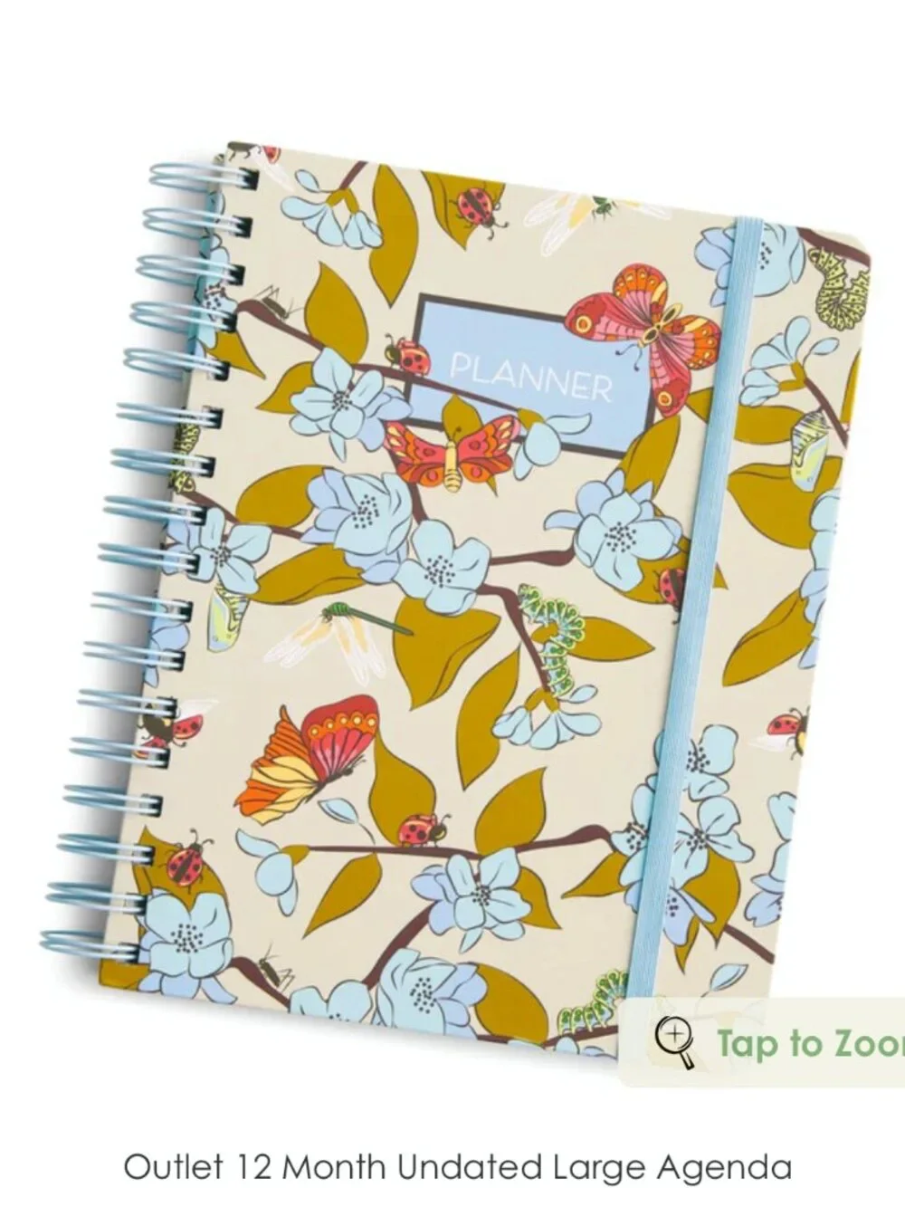 Vera Bradley 12 Month Undated Large Agenda Planner Abuzz NWT